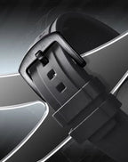 ساعة مارك فيروهيل الأنيقة للرجال - ساعة كوارتز مضيئة مقاومة للماء بحزام من السيليكون، كرونوغراف، عرض التاريخ وتصميم رياضي للارتداء الرسمي وغير الرسمي